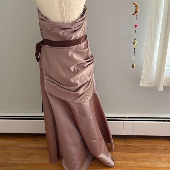 Strapless Champagne Gown - Picture 3 of 5